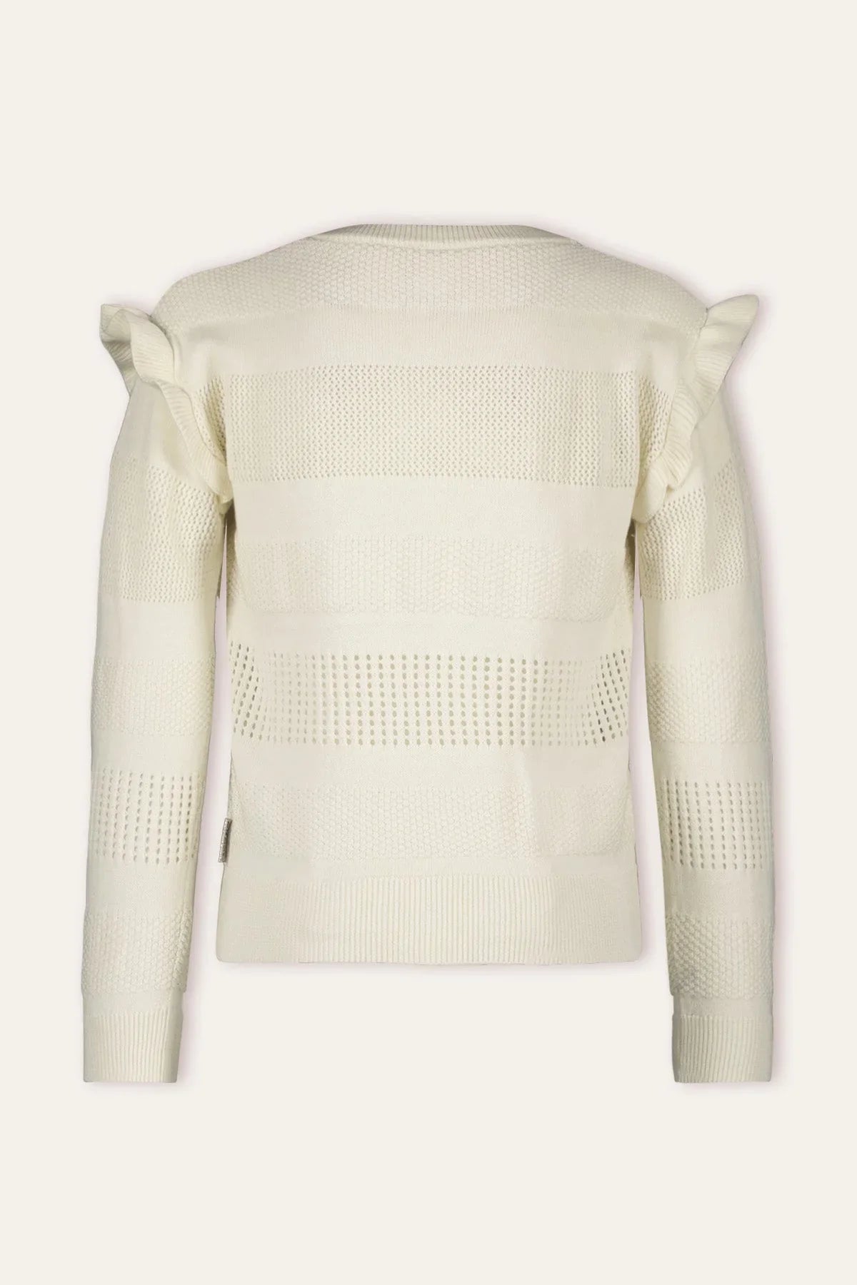 B.Nosy Feline Gebreide Trui Ecru