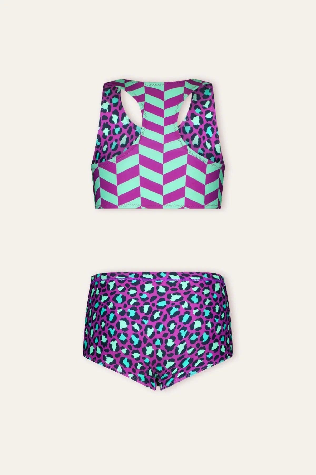 B.Nosy Anniek Reversible Bikini Aqua-Paars