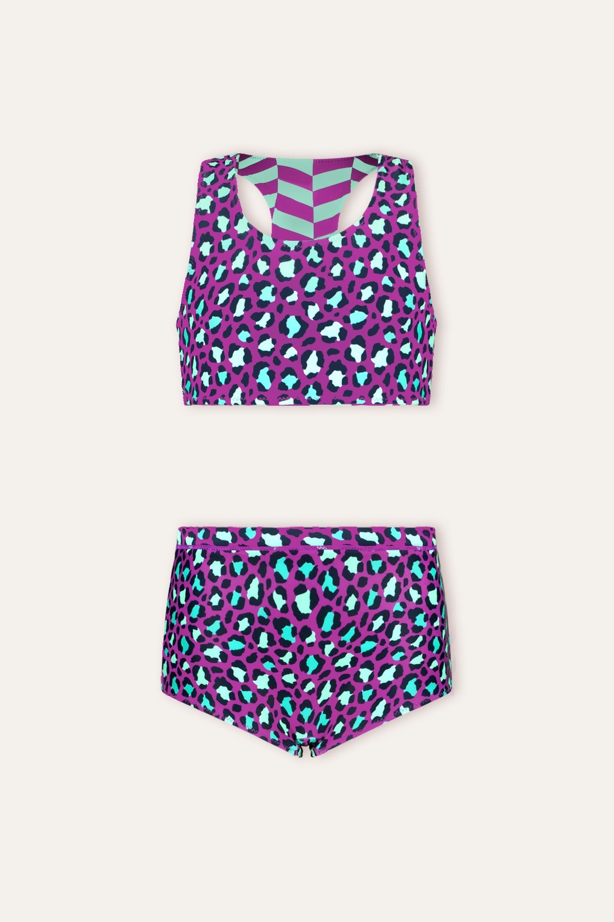 B.Nosy Anniek Reversible Bikini Aqua-Paars