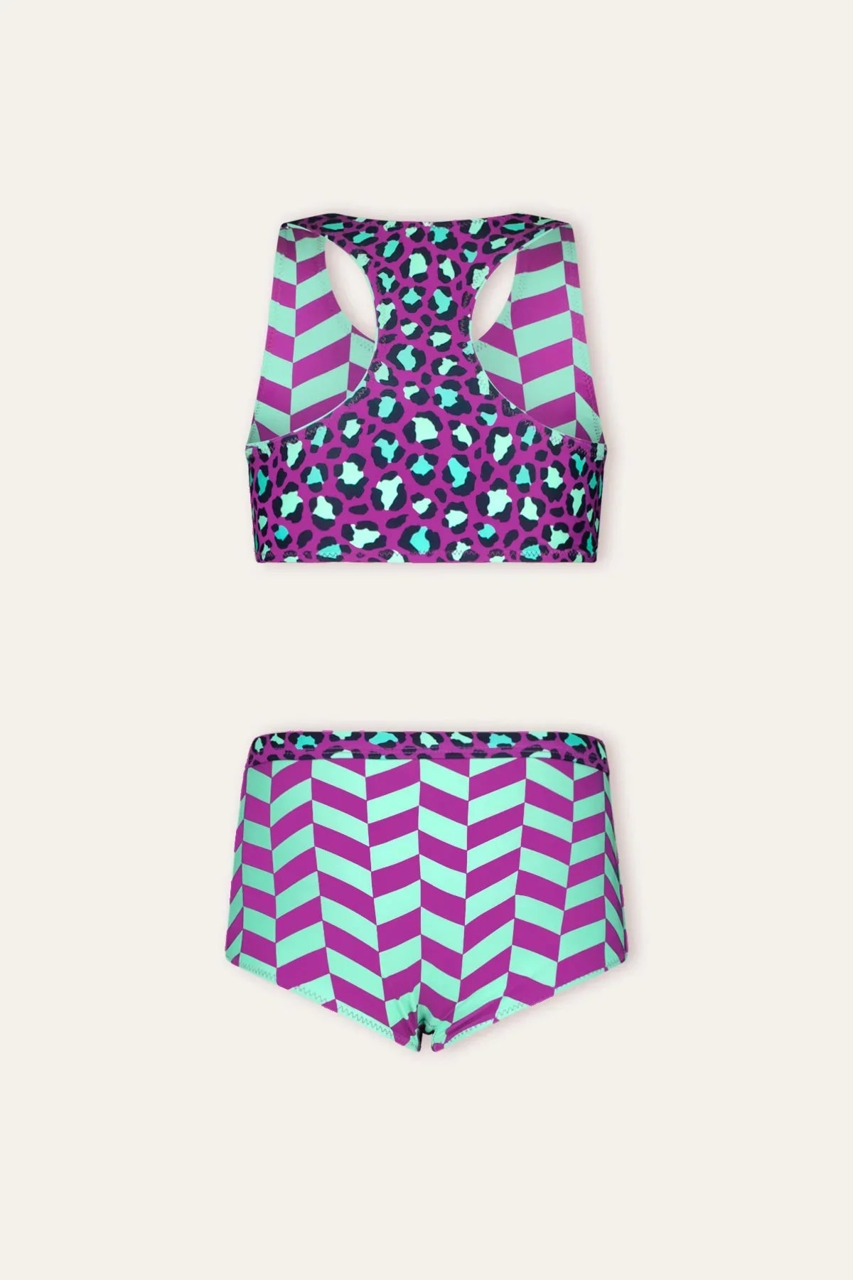 B.Nosy Anniek Reversible Bikini Aqua-Paars