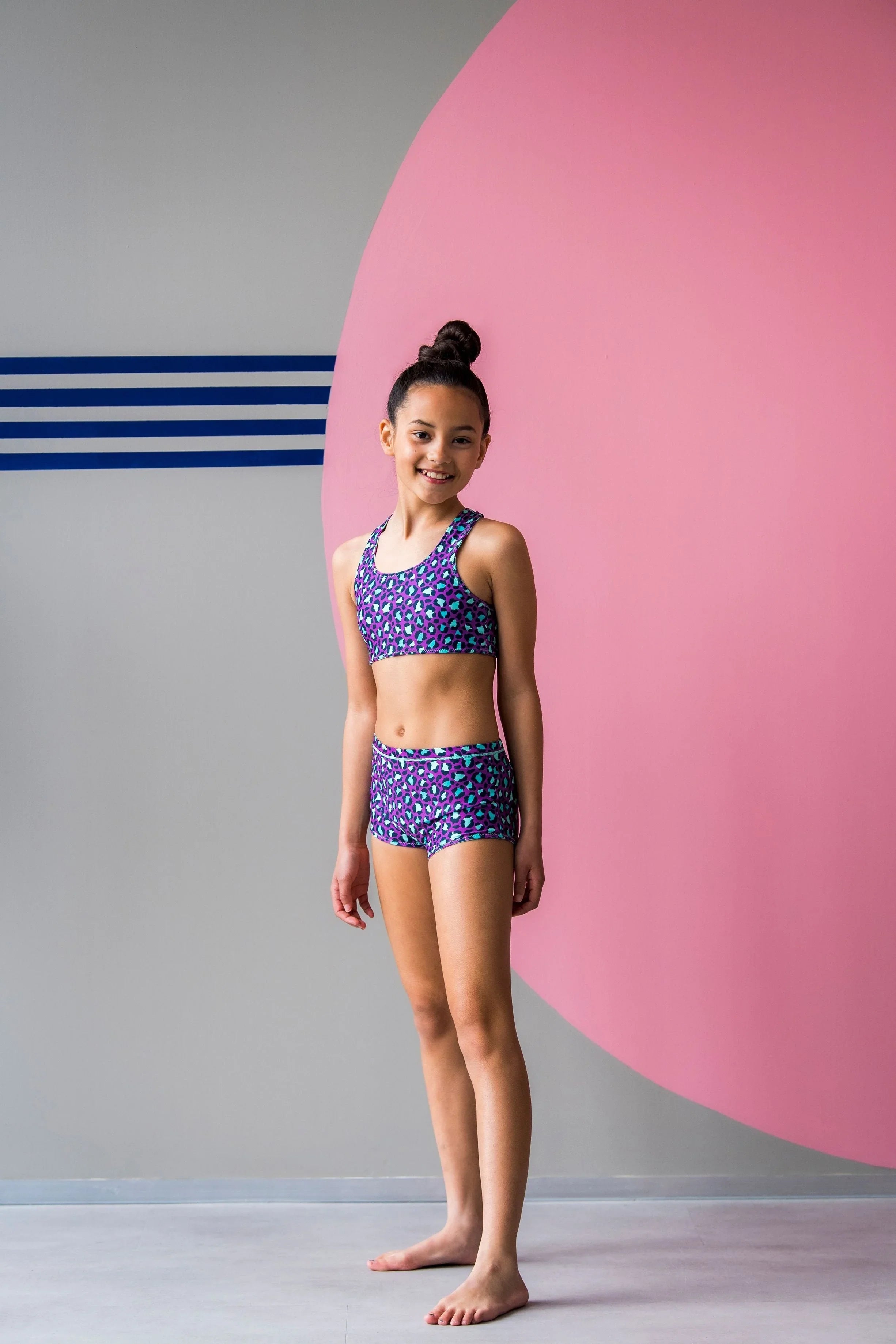 B.Nosy Anniek Reversible Bikini Aqua-Paars