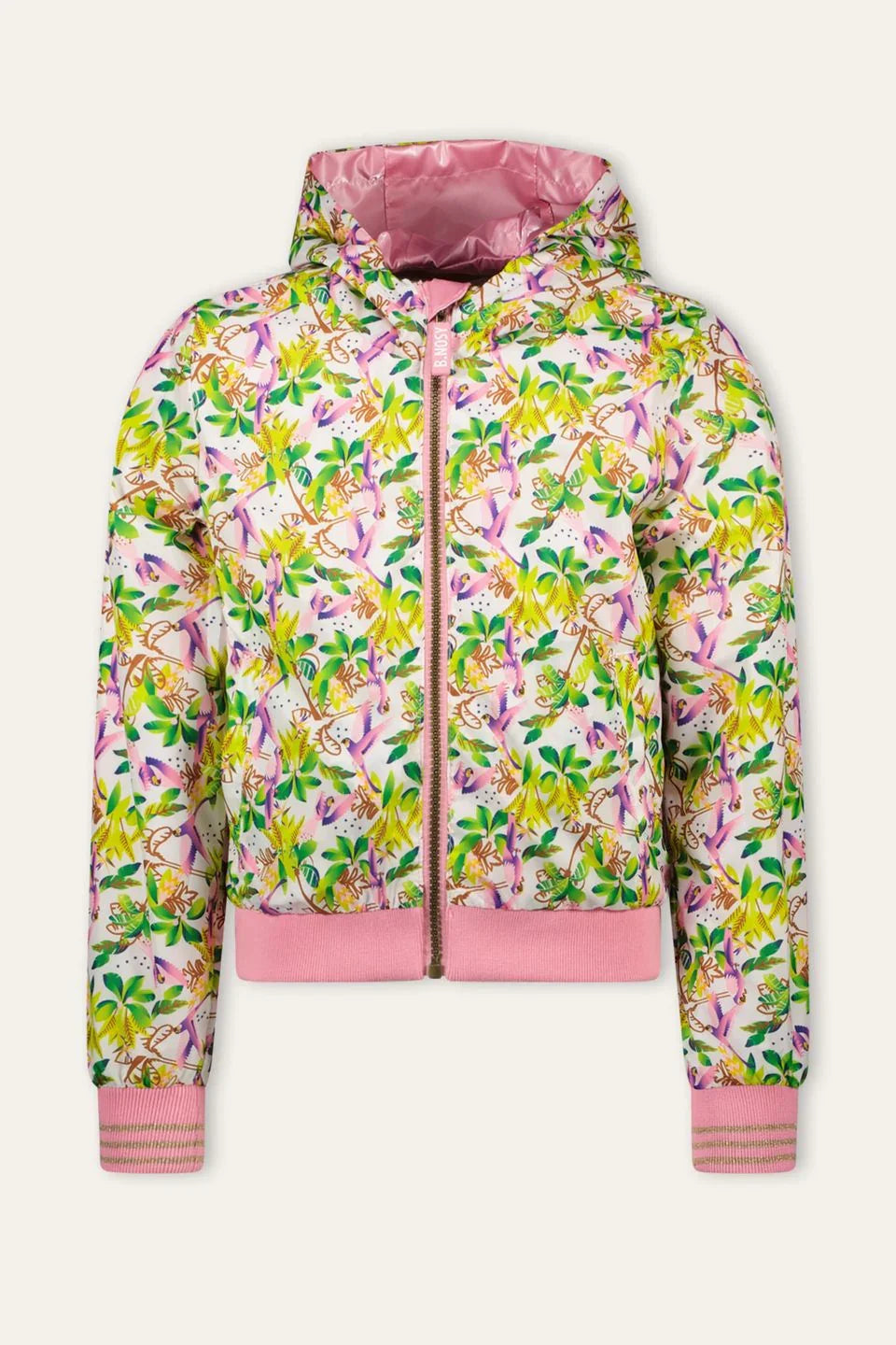 B.Nosy Fayah Reversible Zomerjas Roze-Bloem