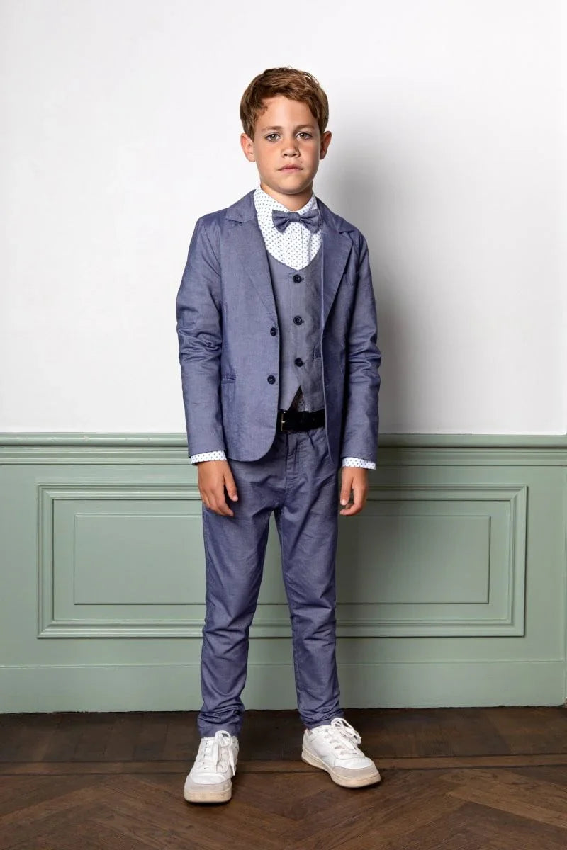 GARÇON chambray blazer - Le Chic Fashion