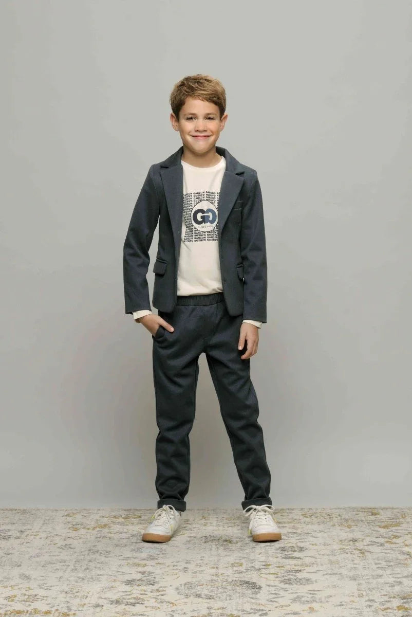 ABEL soft herringbone colbert - Le Chic Fashion