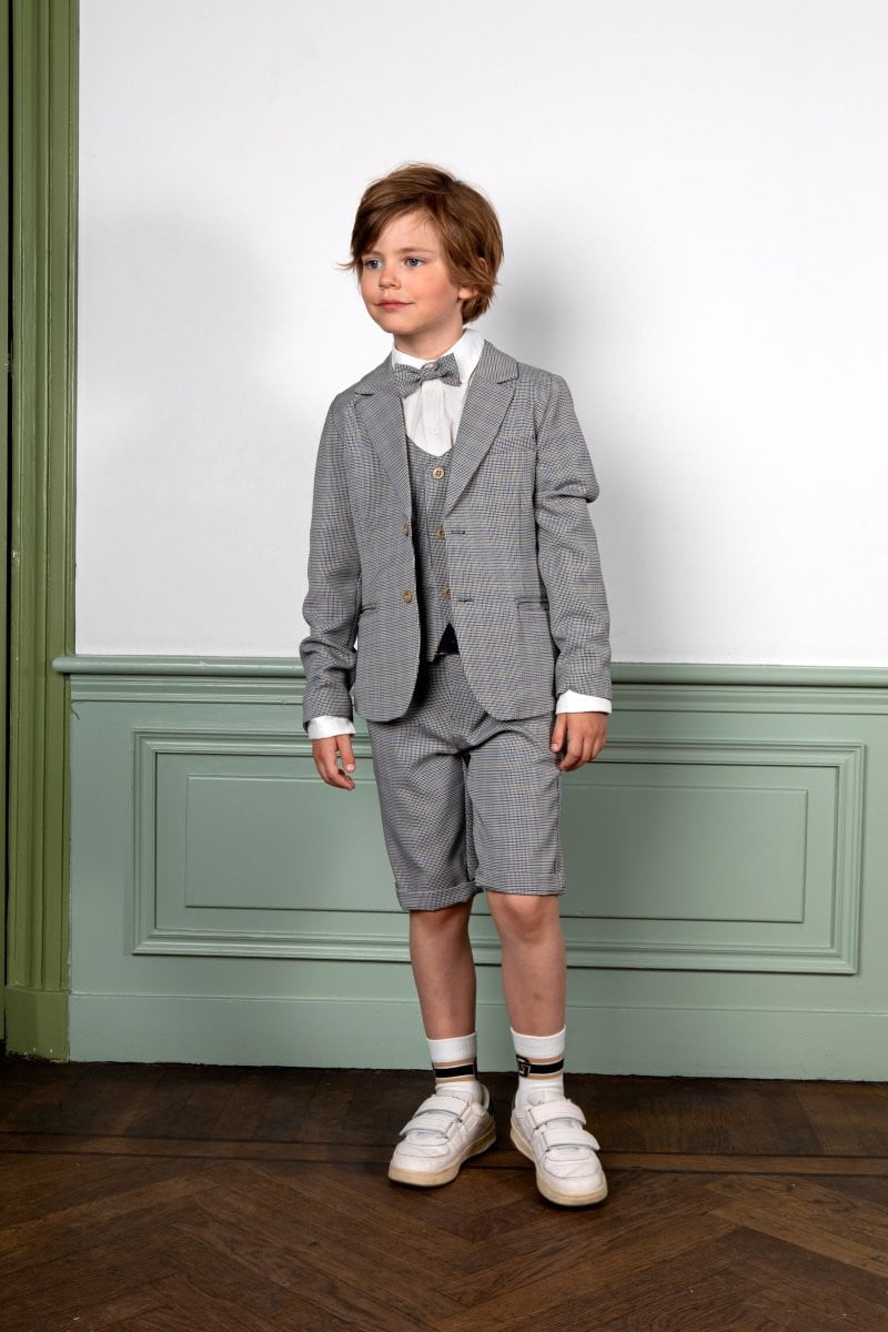 GARCON check gilet - Le Chic Fashion