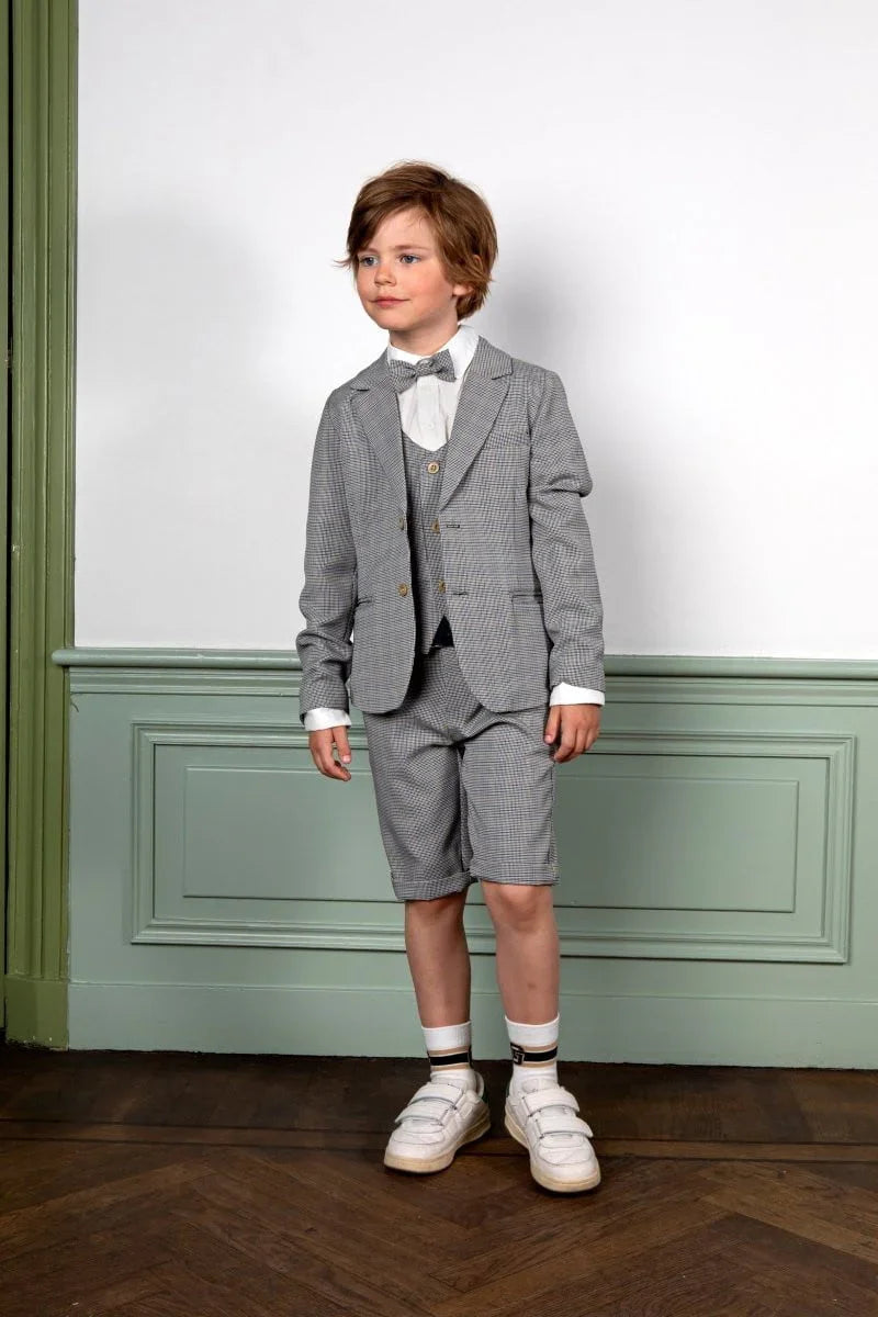 GARCON check gilet - Le Chic Fashion