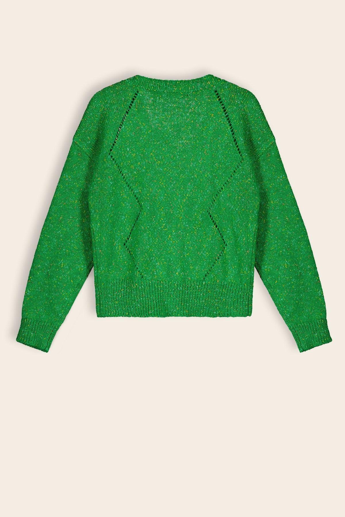 Aloha Gebreid Melange Garen Vest - NoNo Kidswear