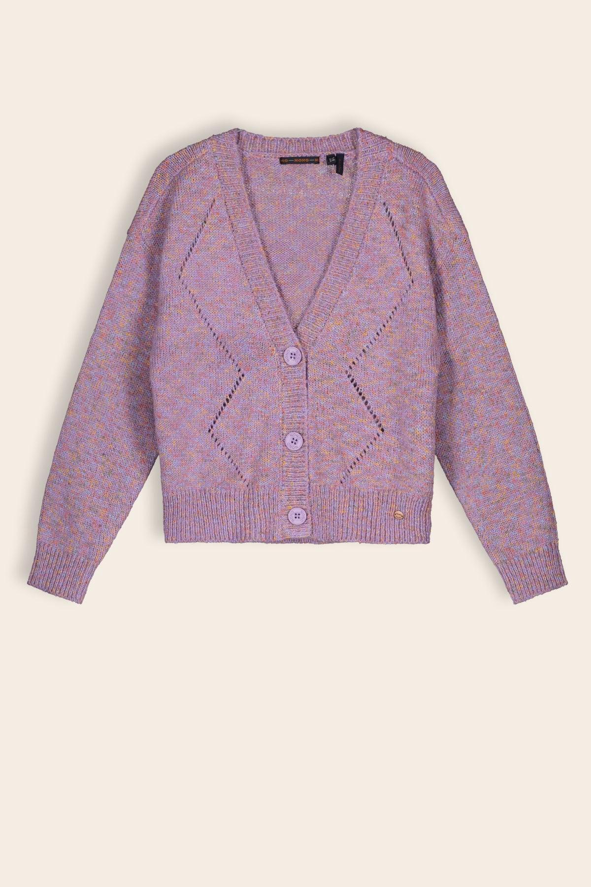 Aloha Gebreid Melange Garen Vest - NoNo Kidswear