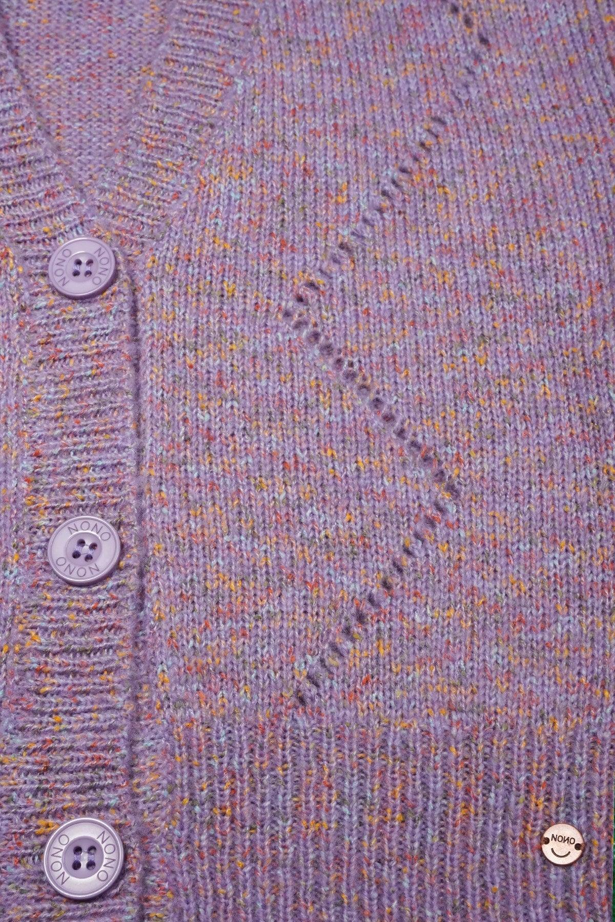 Aloha Gebreid Melange Garen Vest - NoNo Kidswear