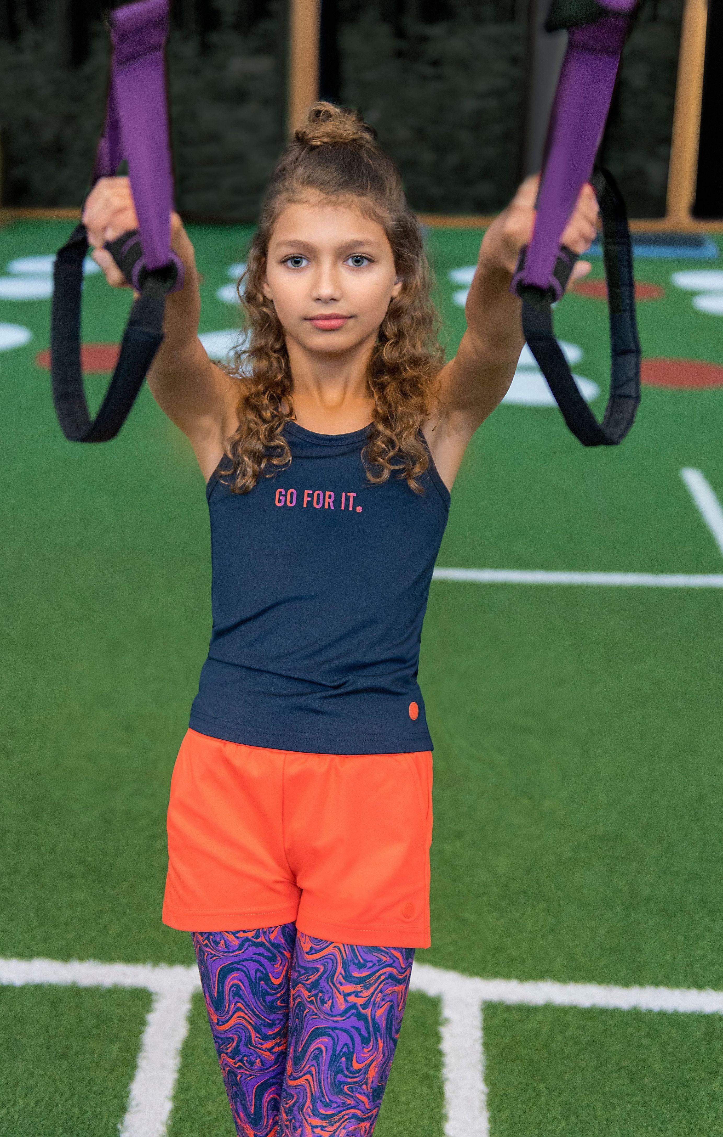 B.Nosy Ayla Shorts Orange Glo - B.Nosy