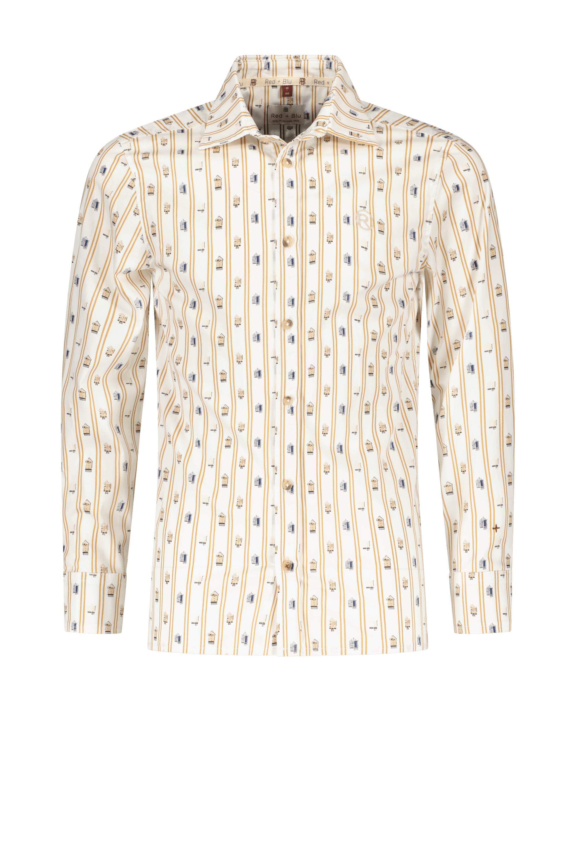 BASILE -Shirt - Red&Blu