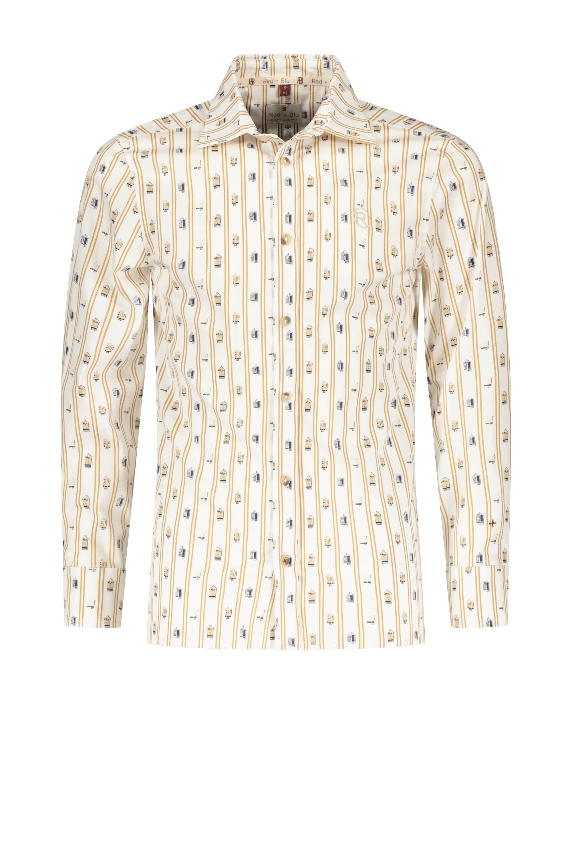 BASILE -Shirt - Red&Blu