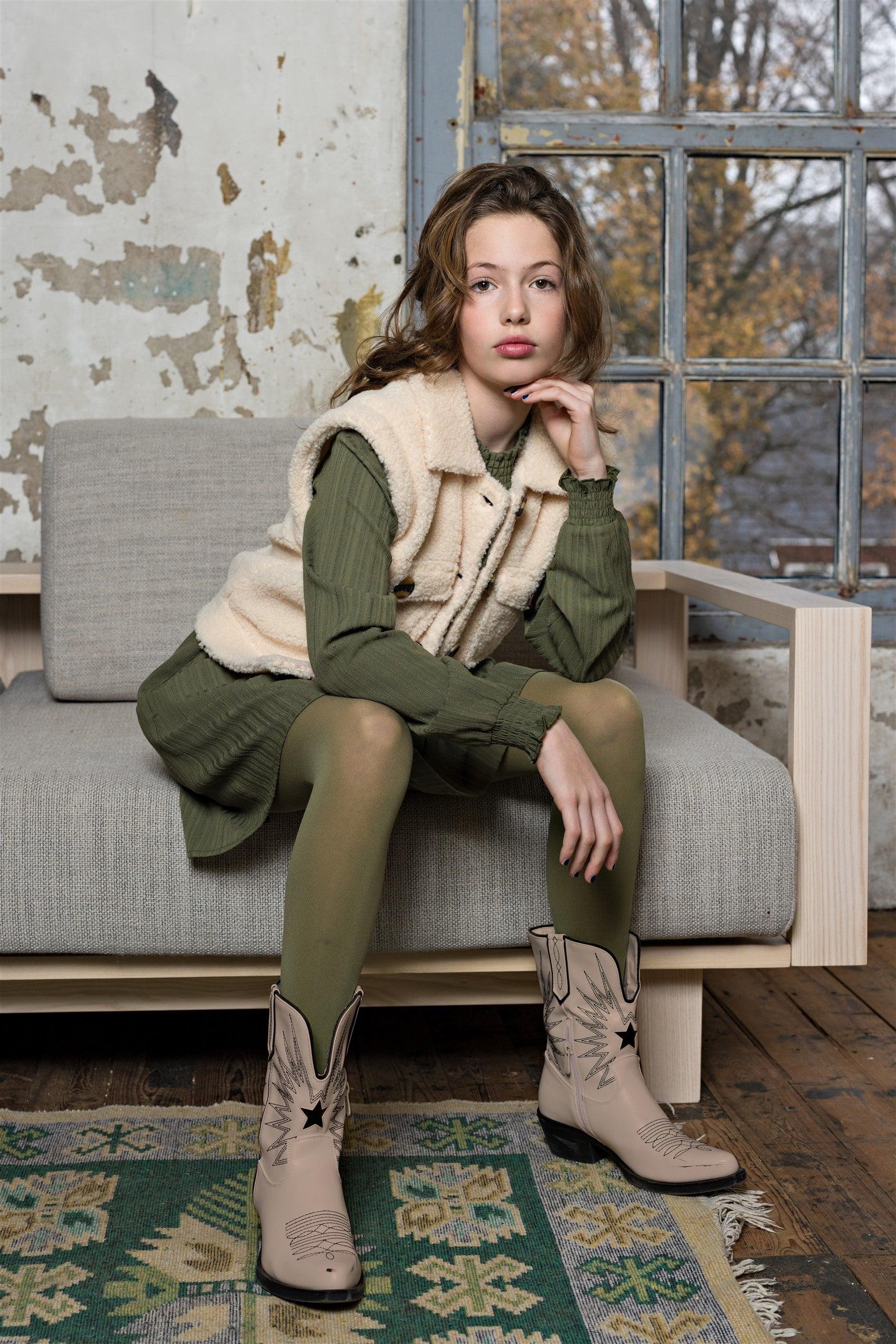 Beddy Teddy Wijde Gilet - NoNo Kidswear