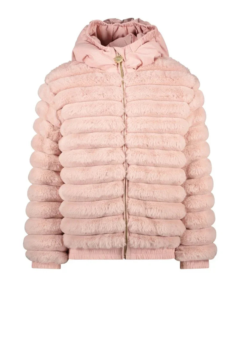 BEETLE bumpy fur bomber - Le Chic Fashion