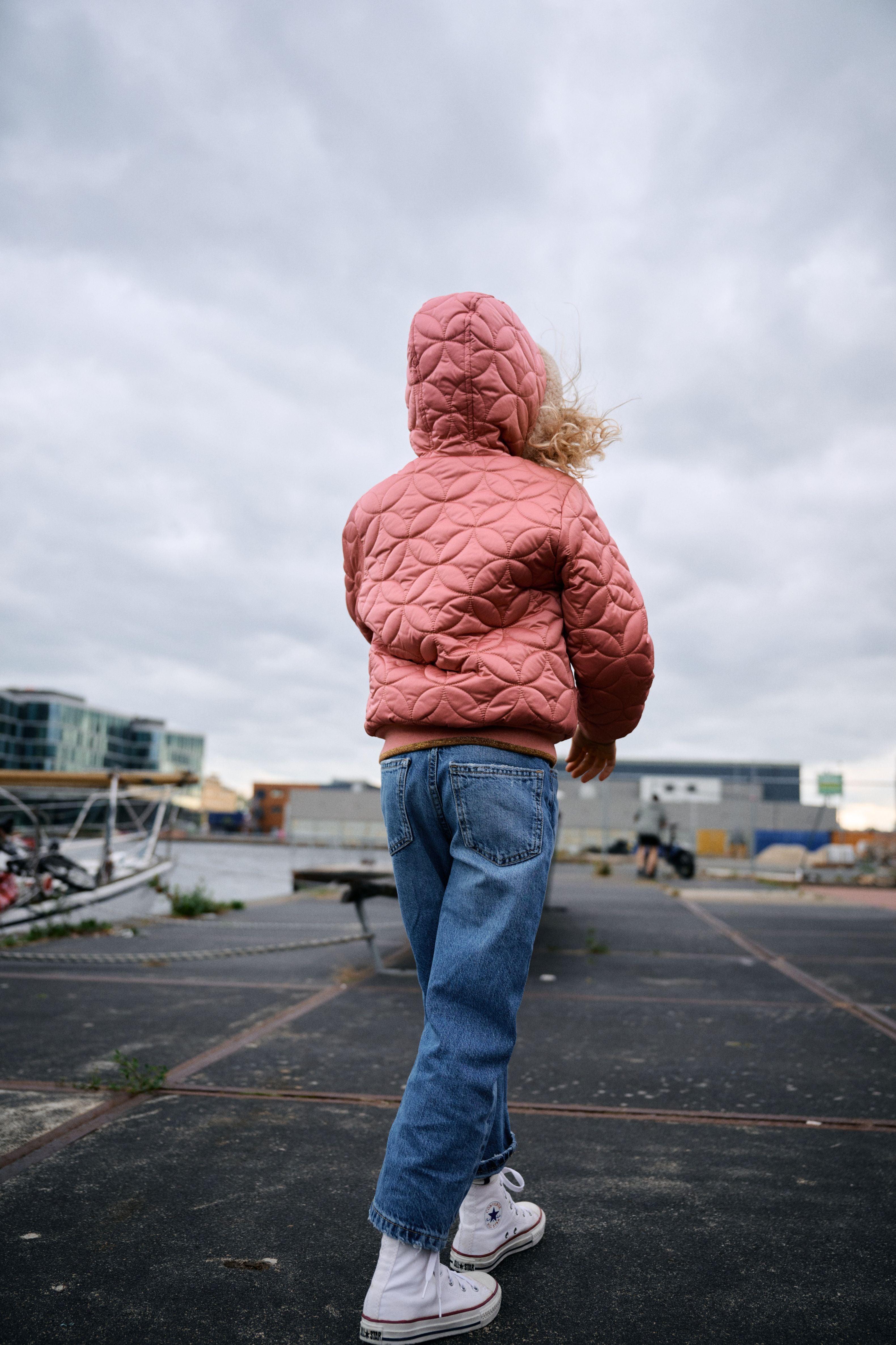 Bestie Gestepte Winterjas - NoNo Kidswear