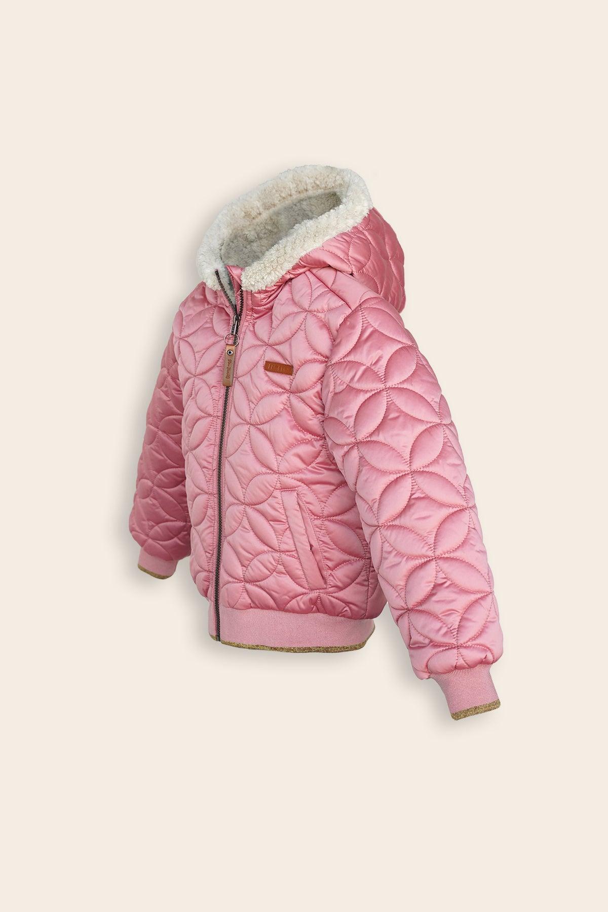 Bestie Gestepte Winterjas - NoNo Kidswear
