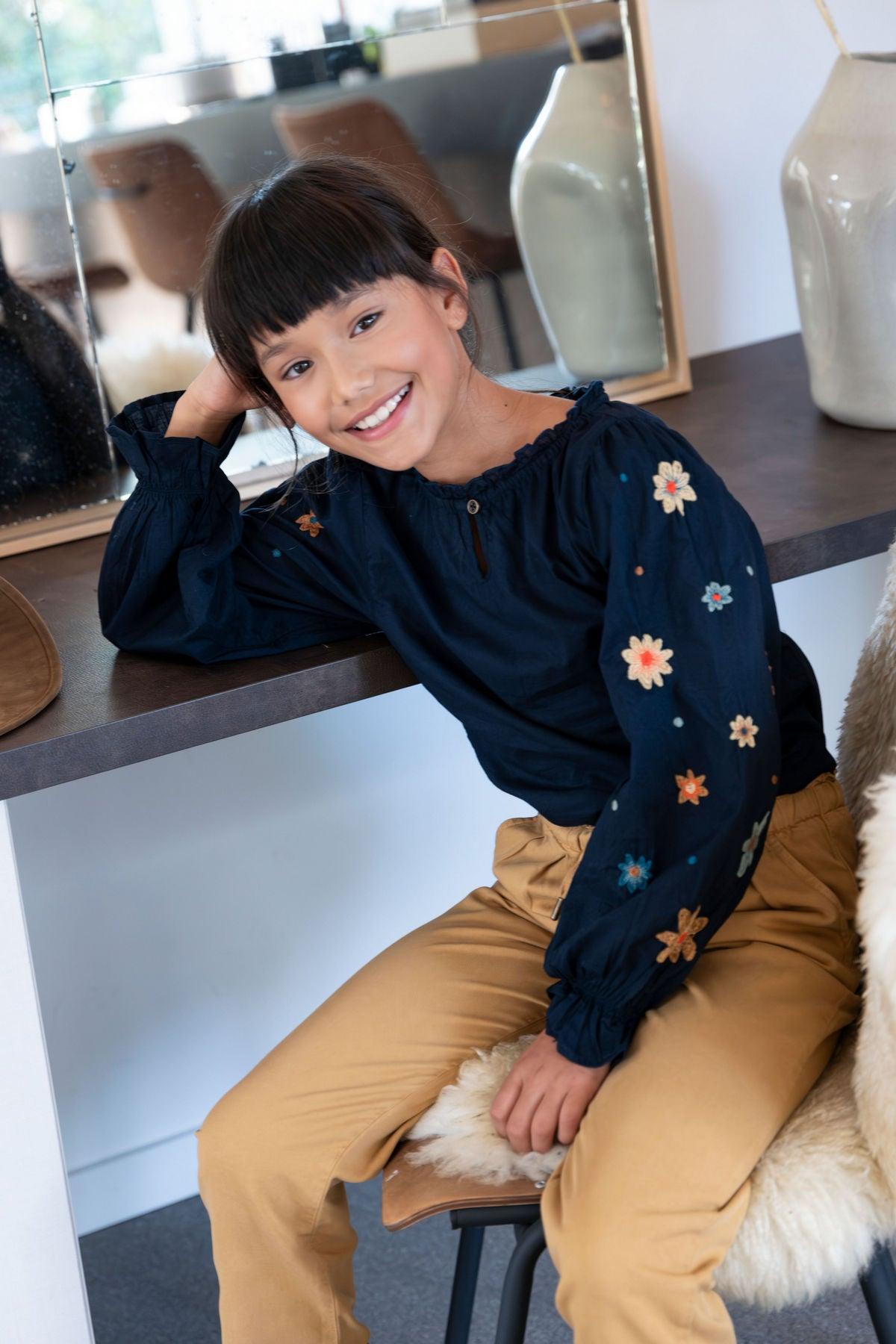 LikeFLO Blouse Carmen Navy - LikeFlo