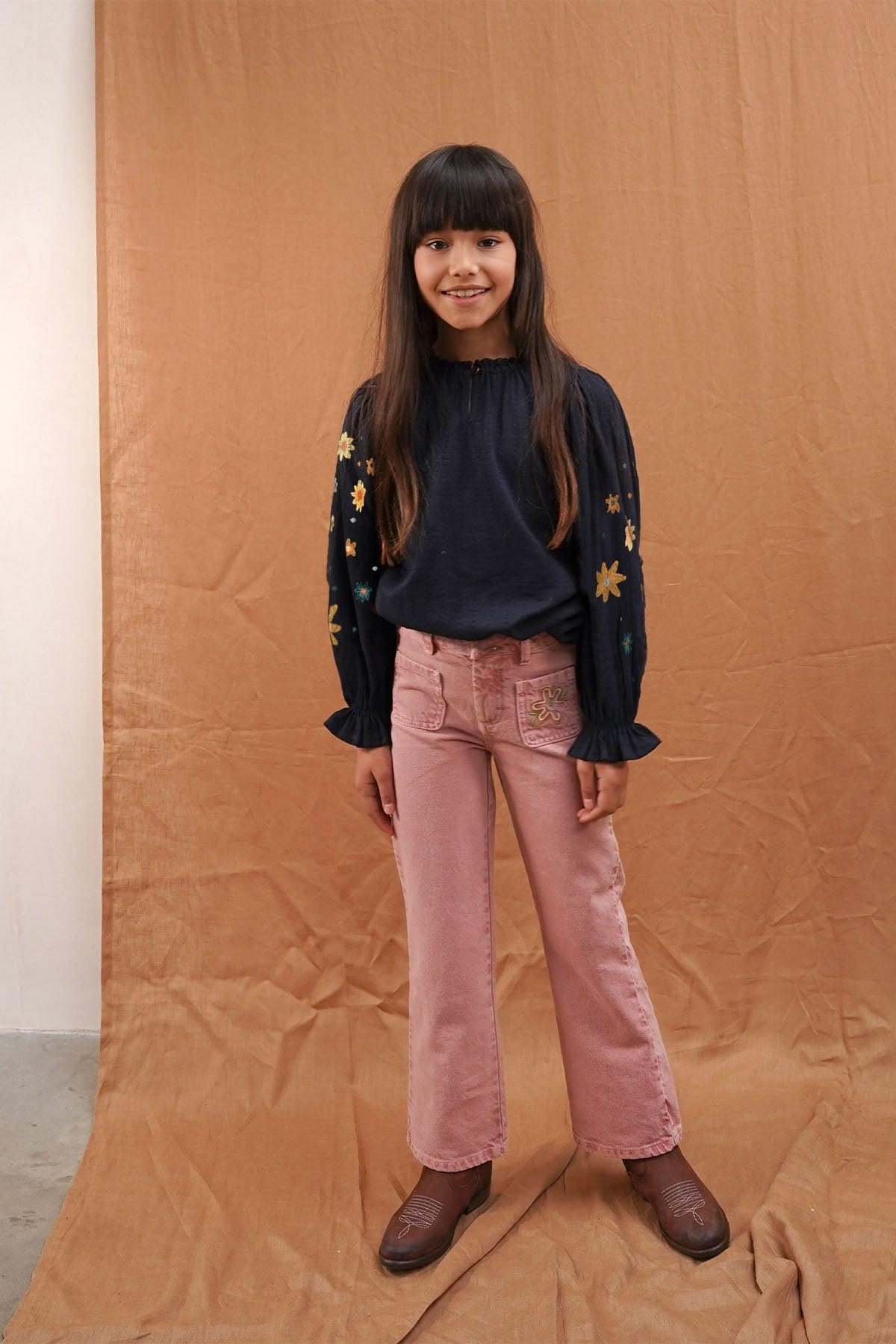 LikeFLO Blouse Carmen Navy - LikeFlo