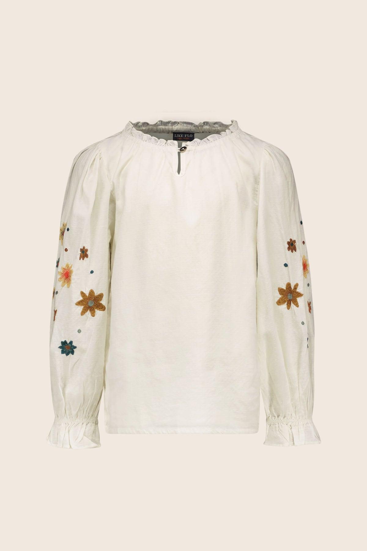 LikeFLO Blouse Carmen Off White - LikeFlo