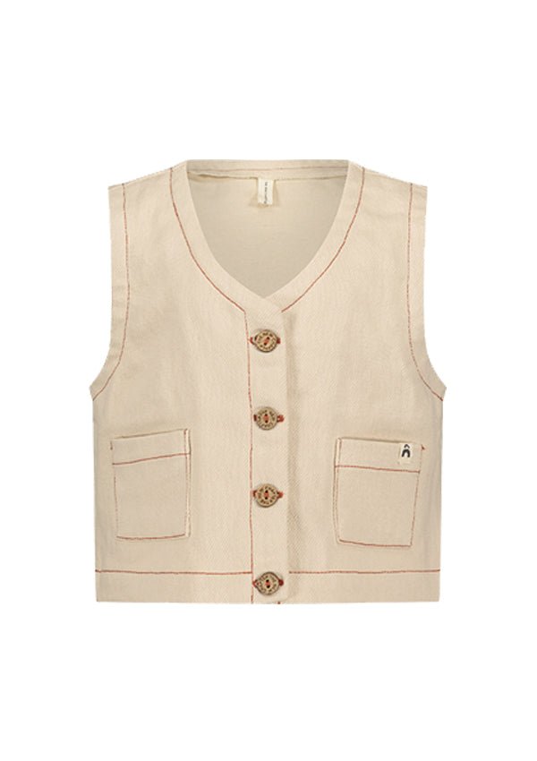 Bobbie The New Chapter gilet ecru - The New Chapter Store