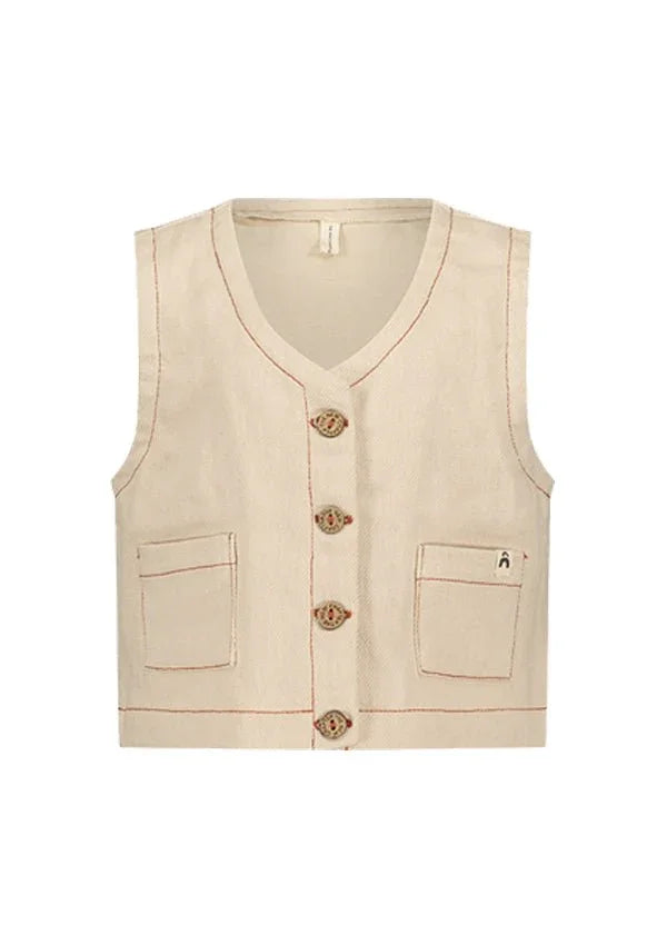Bobbie The New Chapter gilet ecru - The New Chapter Store