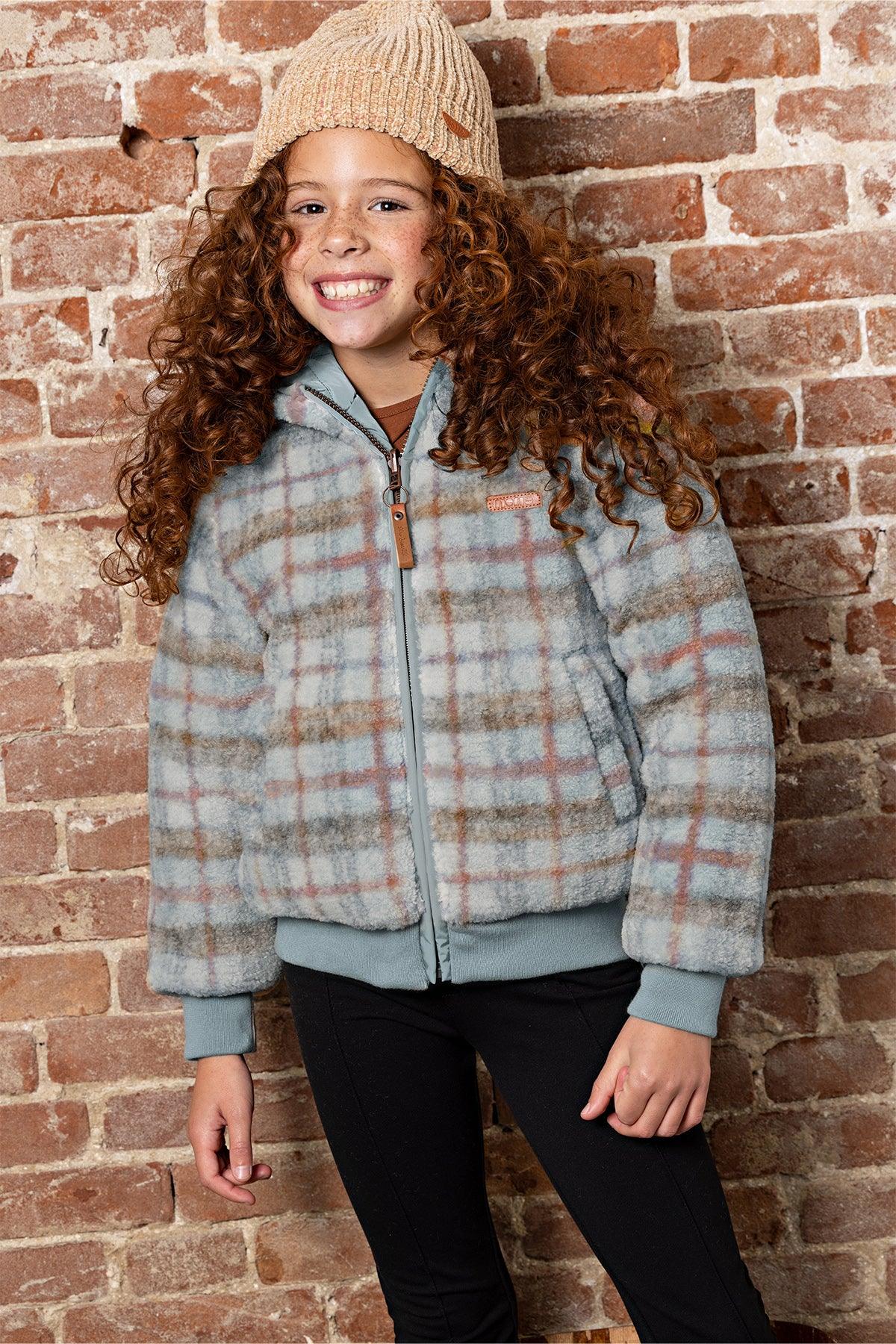 Bomby Reversible Teddy Winterjas - NoNo Kidswear