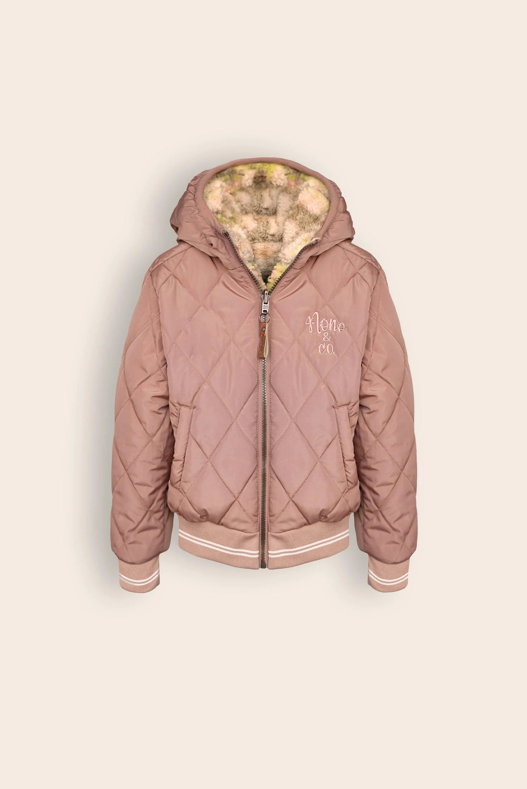 Bomby Reversible Teddy Winterjas - NoNo Kidswear