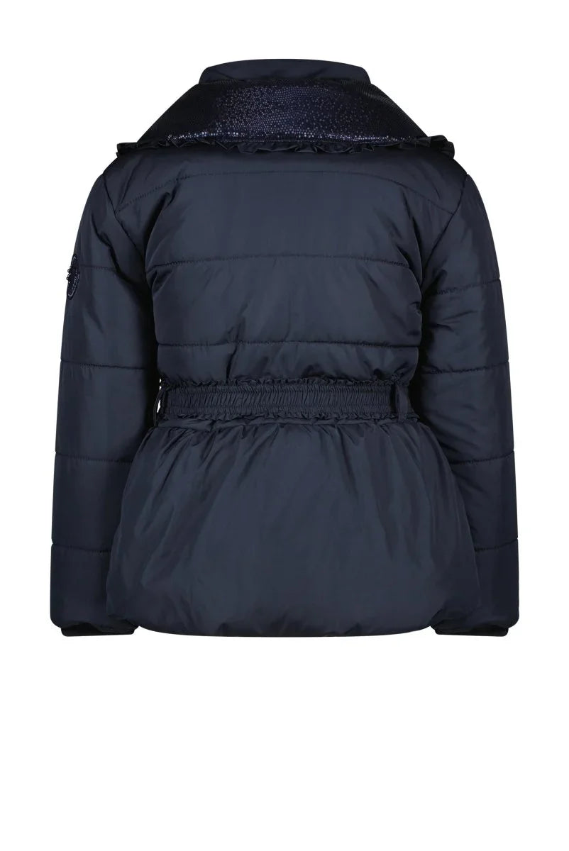 BOPPI belt & balloon coat - Le Chic Fashion