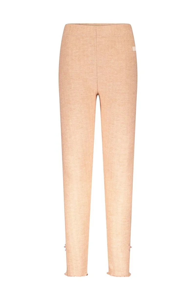 DELIA rib melée leggings - Le Chic Fashion