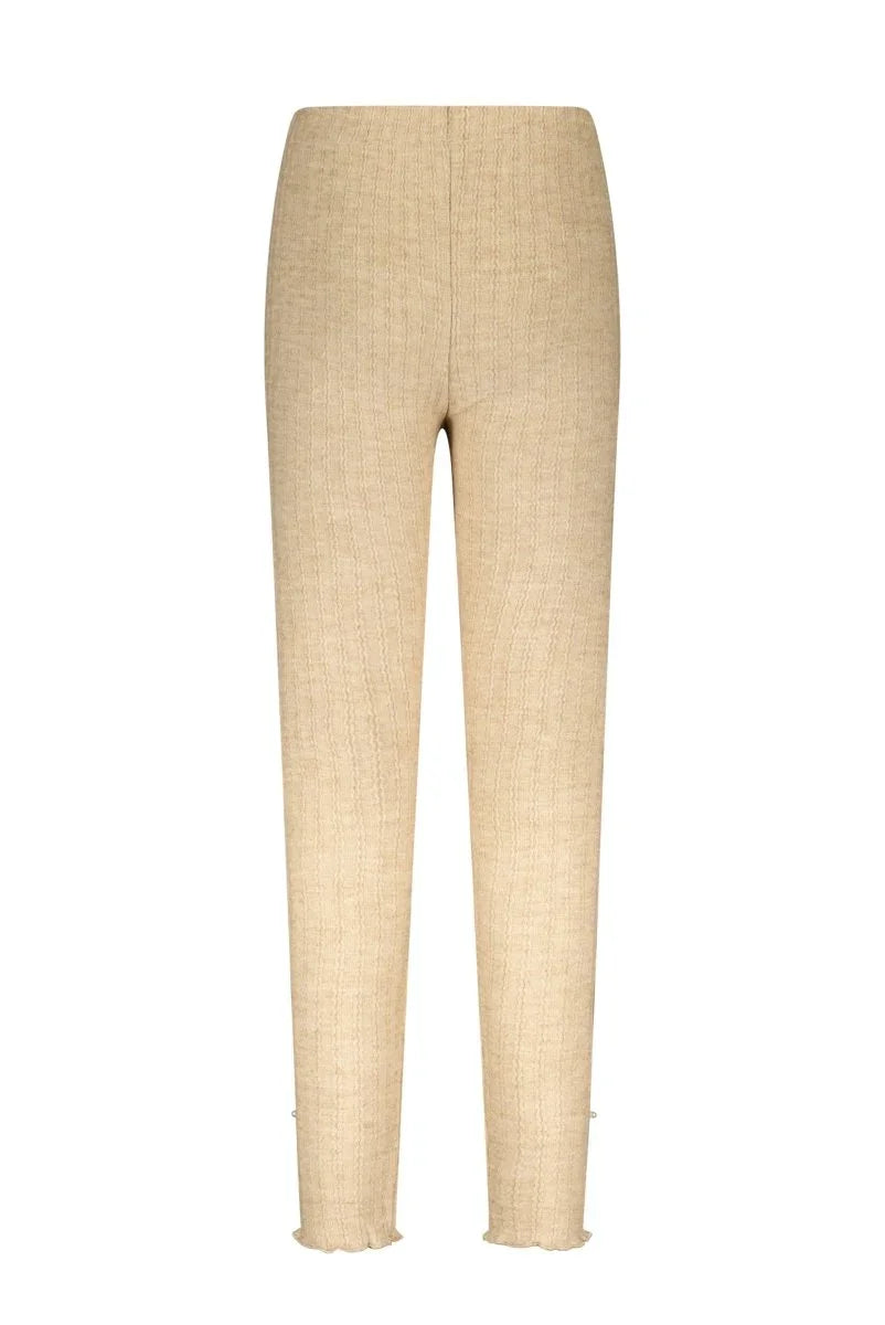 DELIA rib melée leggings - Le Chic Fashion