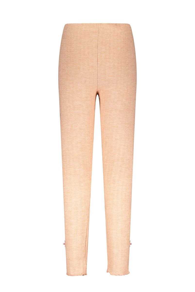 DELIA rib melée leggings - Le Chic Fashion