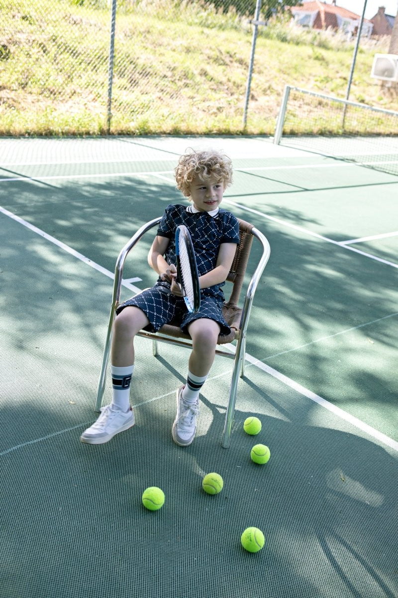 DEXTRO GARÇON AOP logo sweat short - Le Chic Fashion