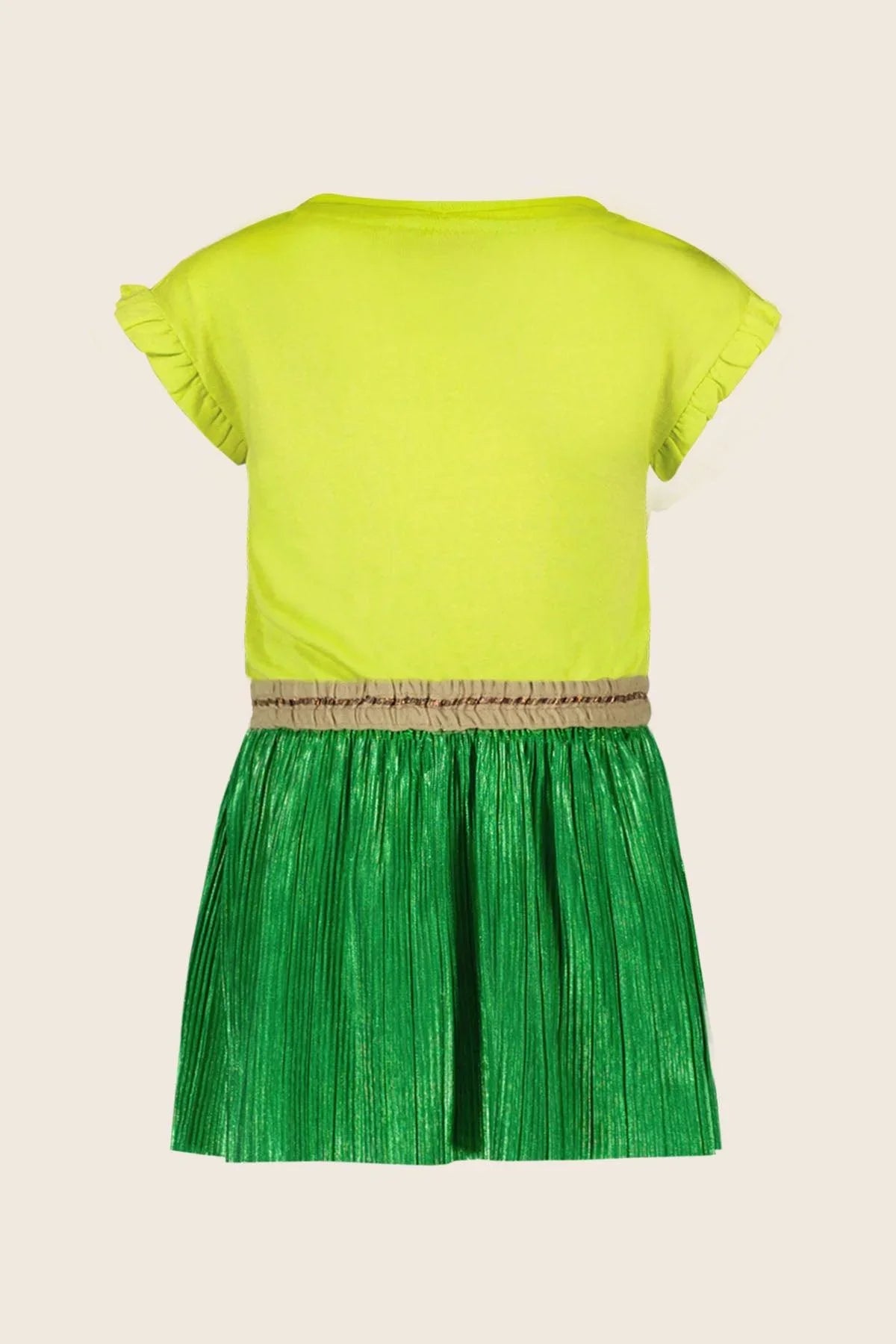 LikeFLO Dress Tess Glitter Lime - LikeFlo