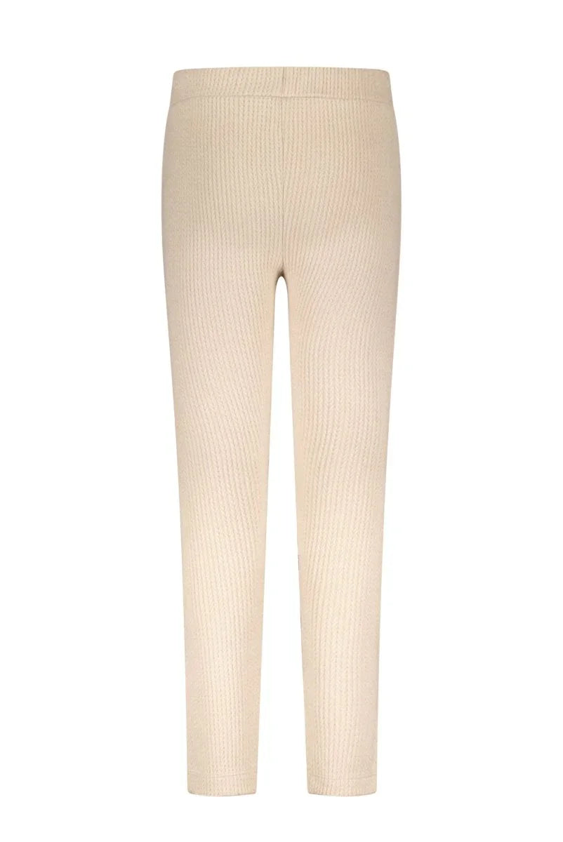 DUALY cable knit trousers - Le Chic Fashion