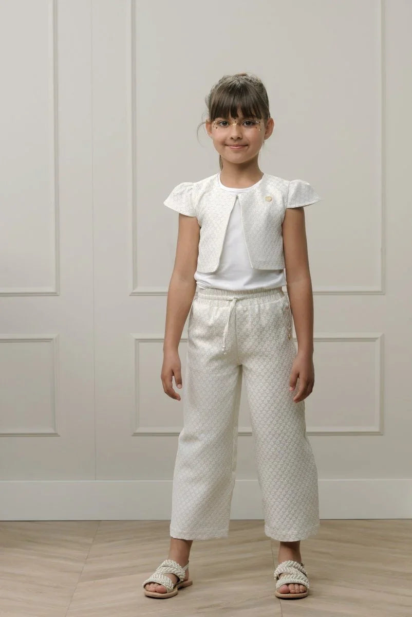 DULCE flowers & lurex trousers Spring/Summer '24 - Le Chic Fashion