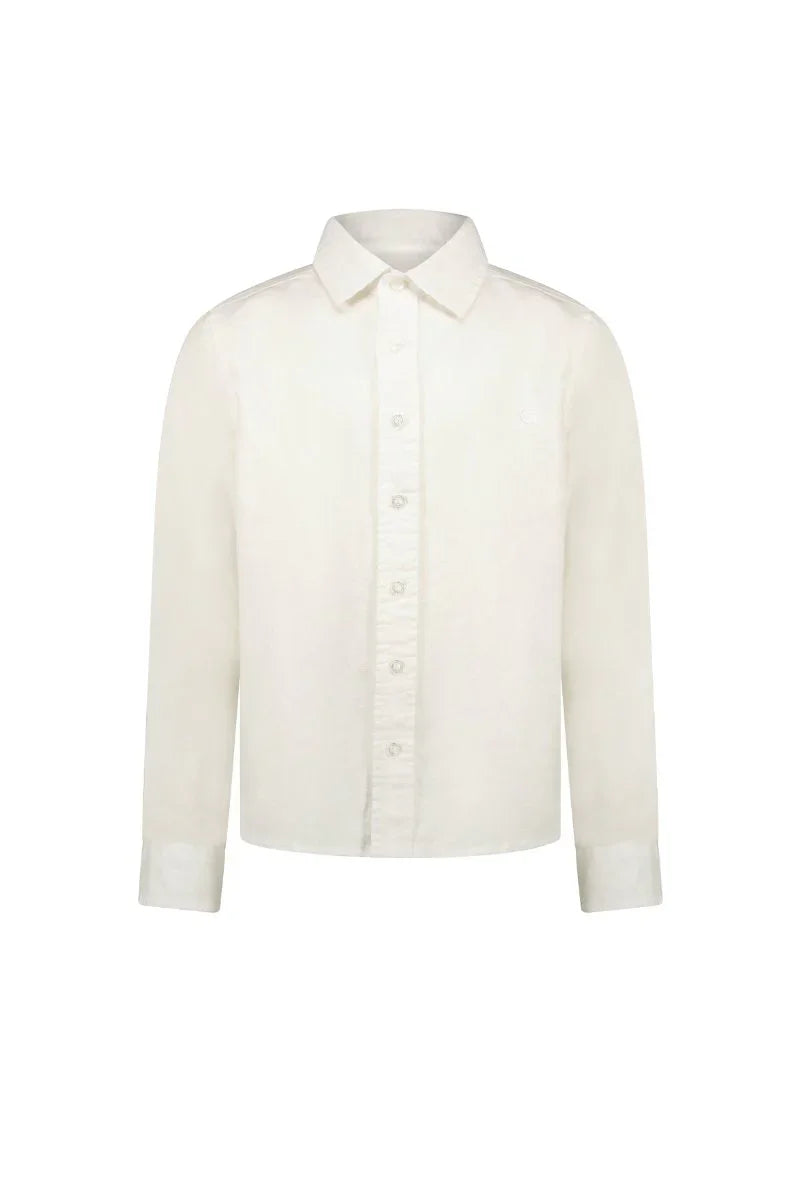 EVI GARÇON long sl. linen shirt - Le Chic Fashion
