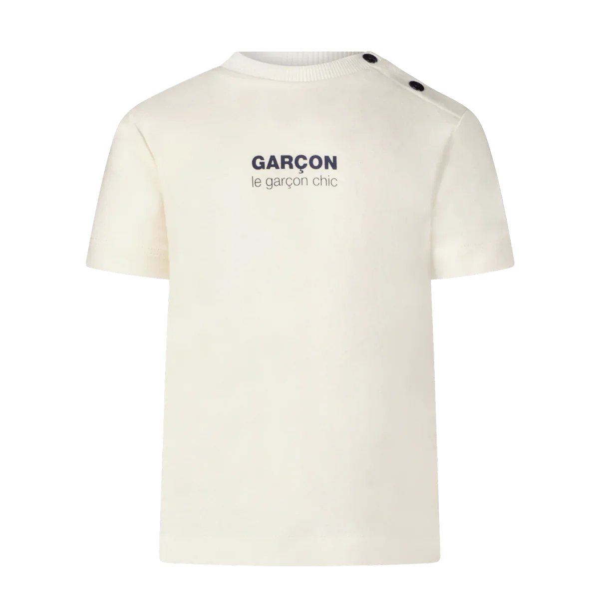 GARÇON baby logo T-shirt navy - Le Chic Fashion