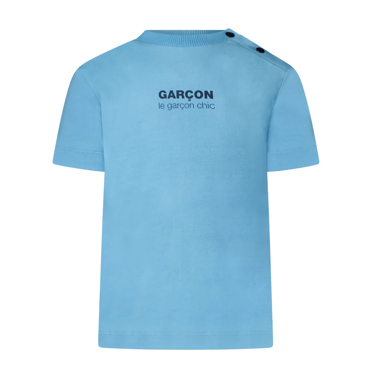 GARÇON baby logo T-shirt navy - Le Chic Fashion