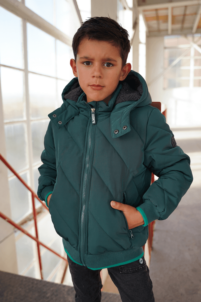 Jens Jacket Bottle Green - B.Nosy