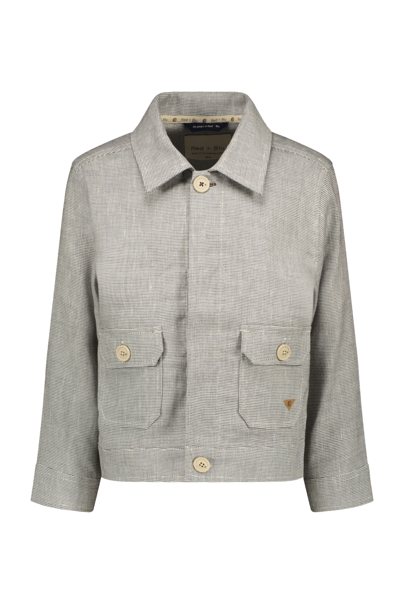 Job jacket gemeleerd navy -Jackets - Red+Blu