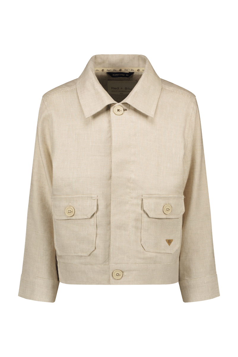 Job jacket gemeleerd zand -Jackets - Red+Blu