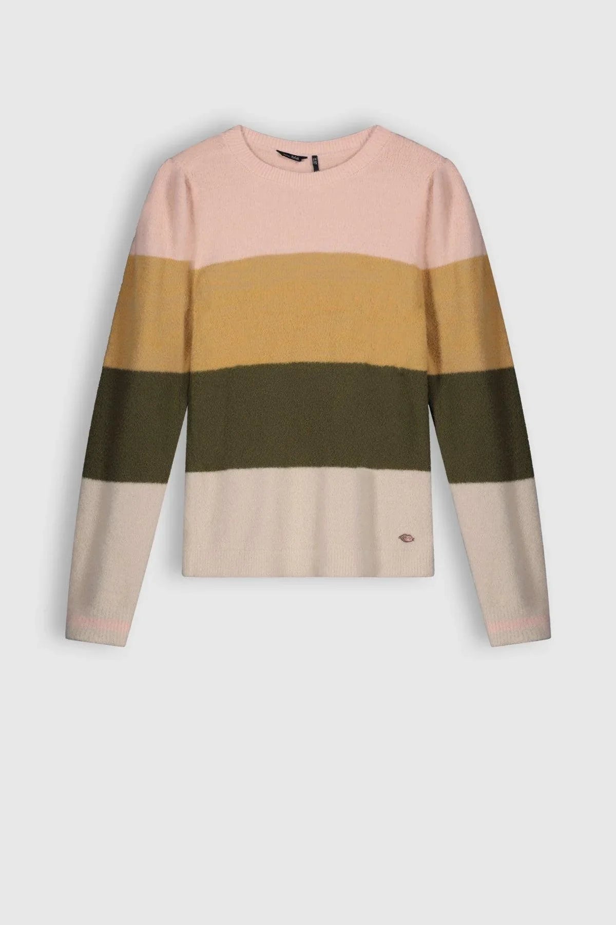 Kamilla Zacht Gebreide Gestreepte Trui - NoNo Kidswear