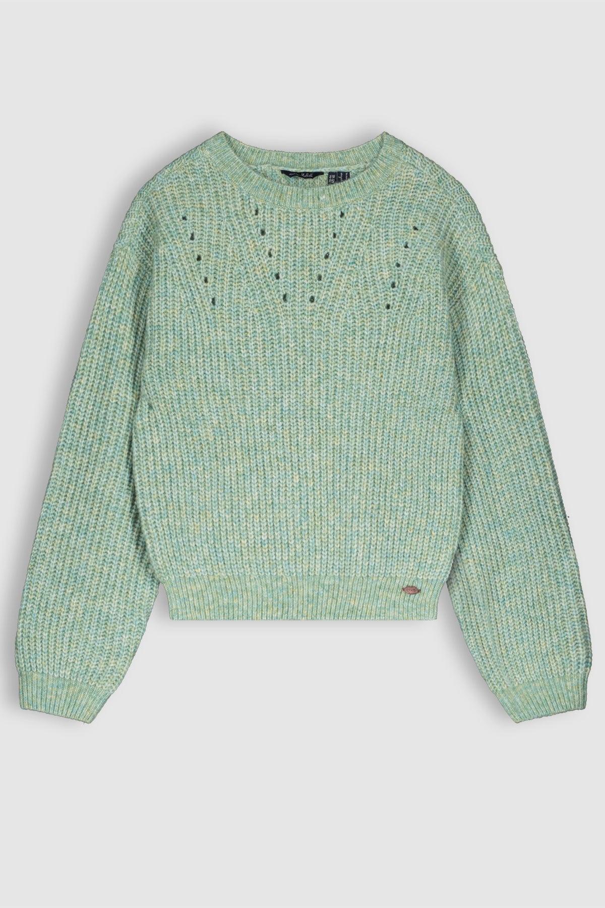 Kesan Gebreide Groen Trui - NoNo Kidswear