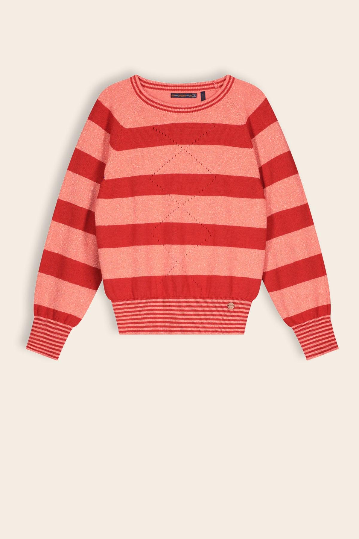 Keta Fijn Gebreide Gestreepte Trui - NoNo Kidswear