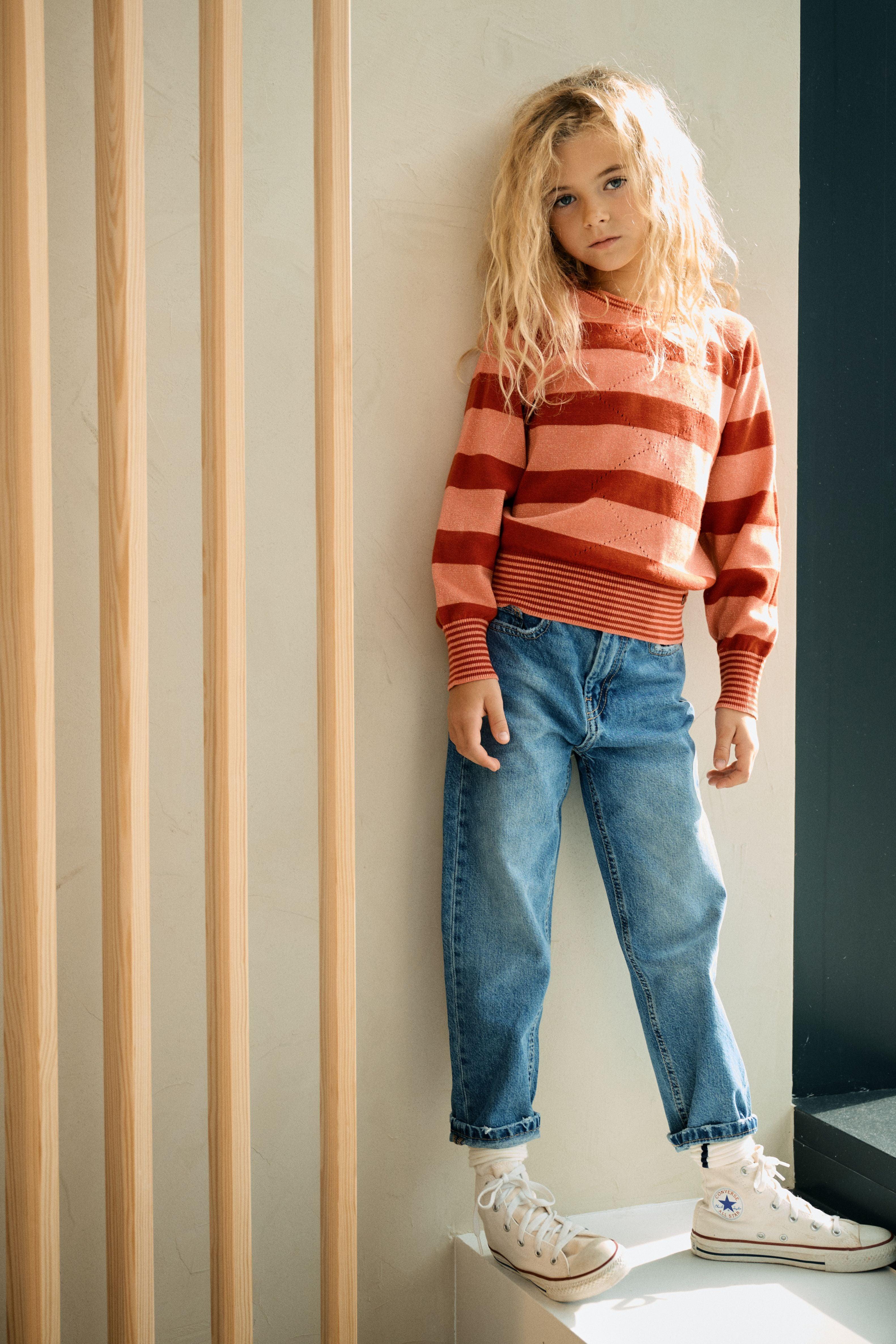 Keta Fijn Gebreide Gestreepte Trui - NoNo Kidswear