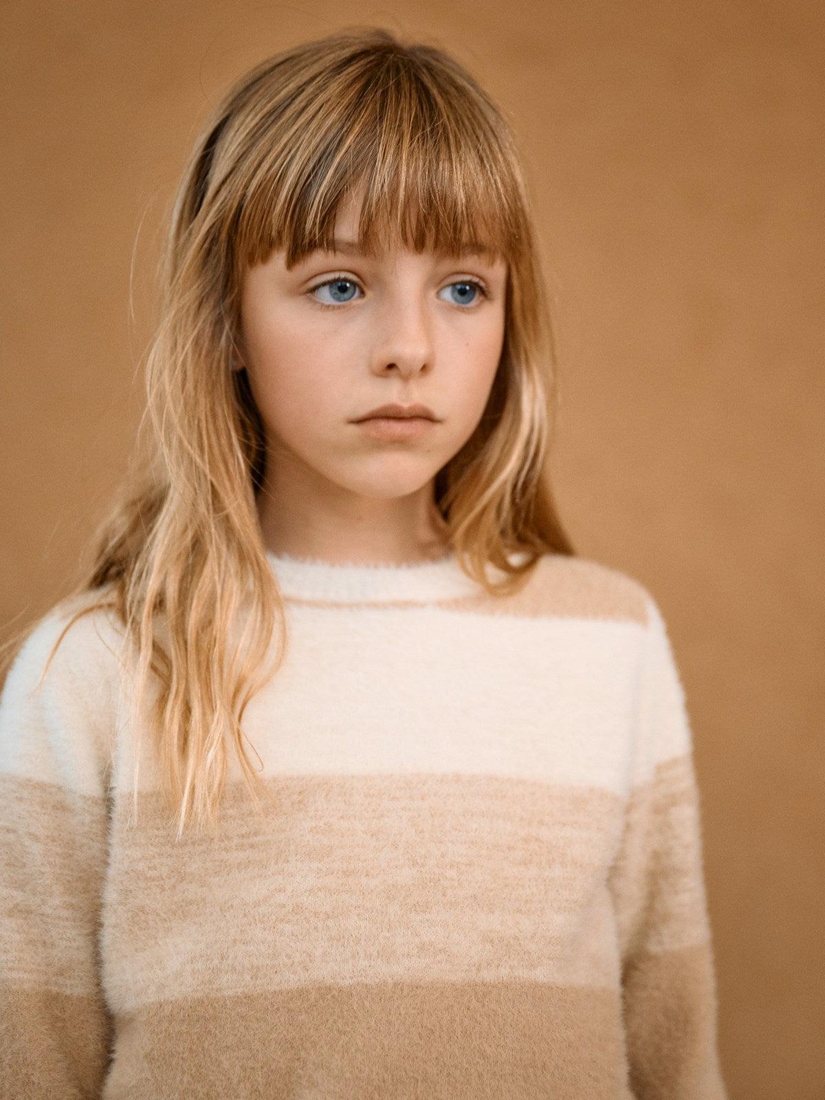 Ketan Gestreepte Gebreide Zachte Trui - NoNo Kidswear