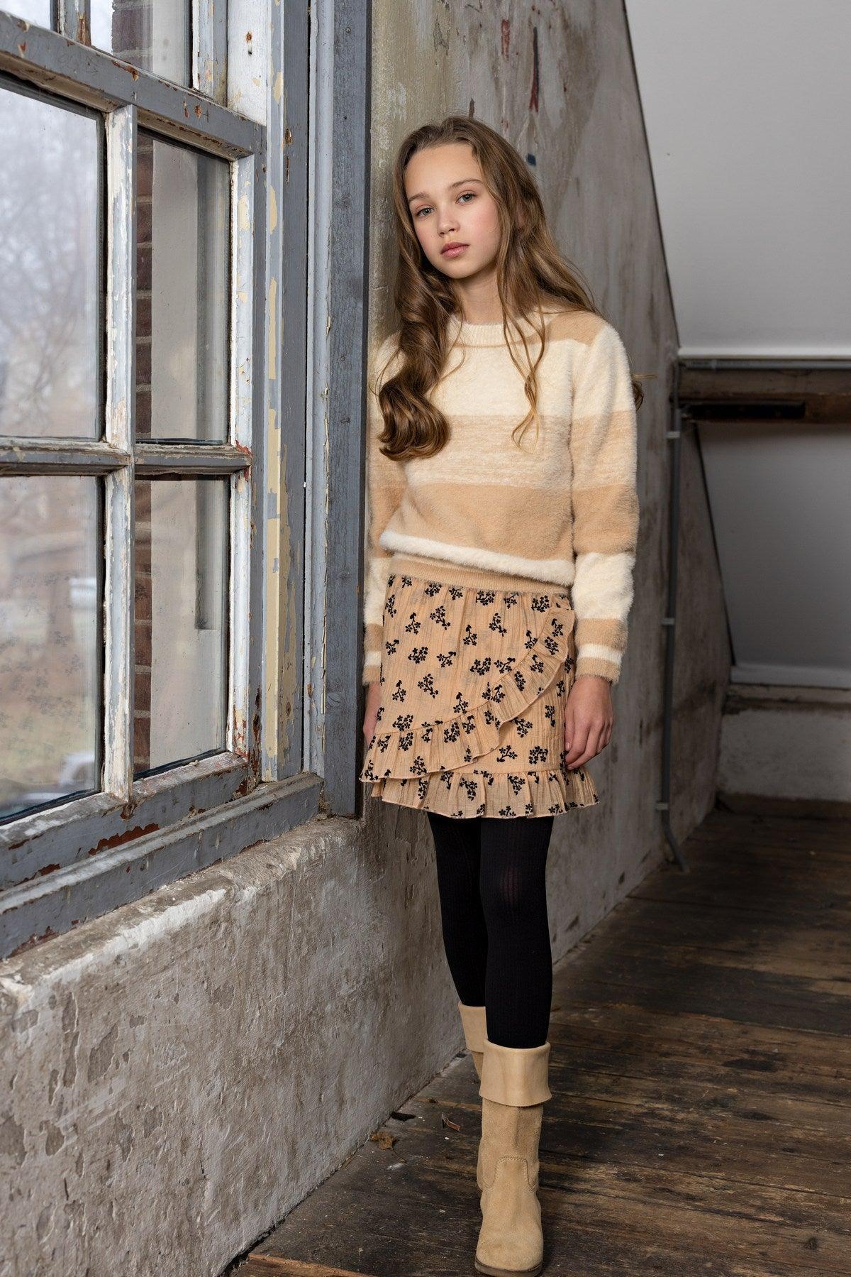 Ketan Gestreepte Gebreide Zachte Trui - NoNo Kidswear