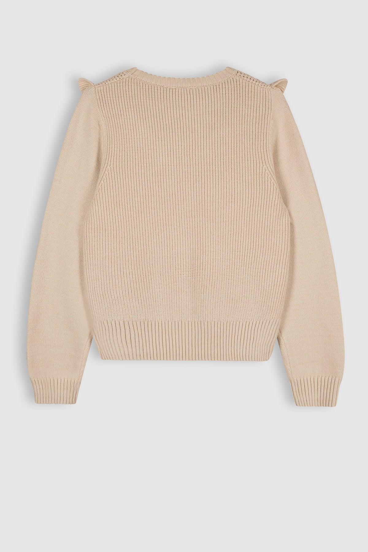 Ketan Knitted Sweater Ruffle Detail - NoNo Kidswear