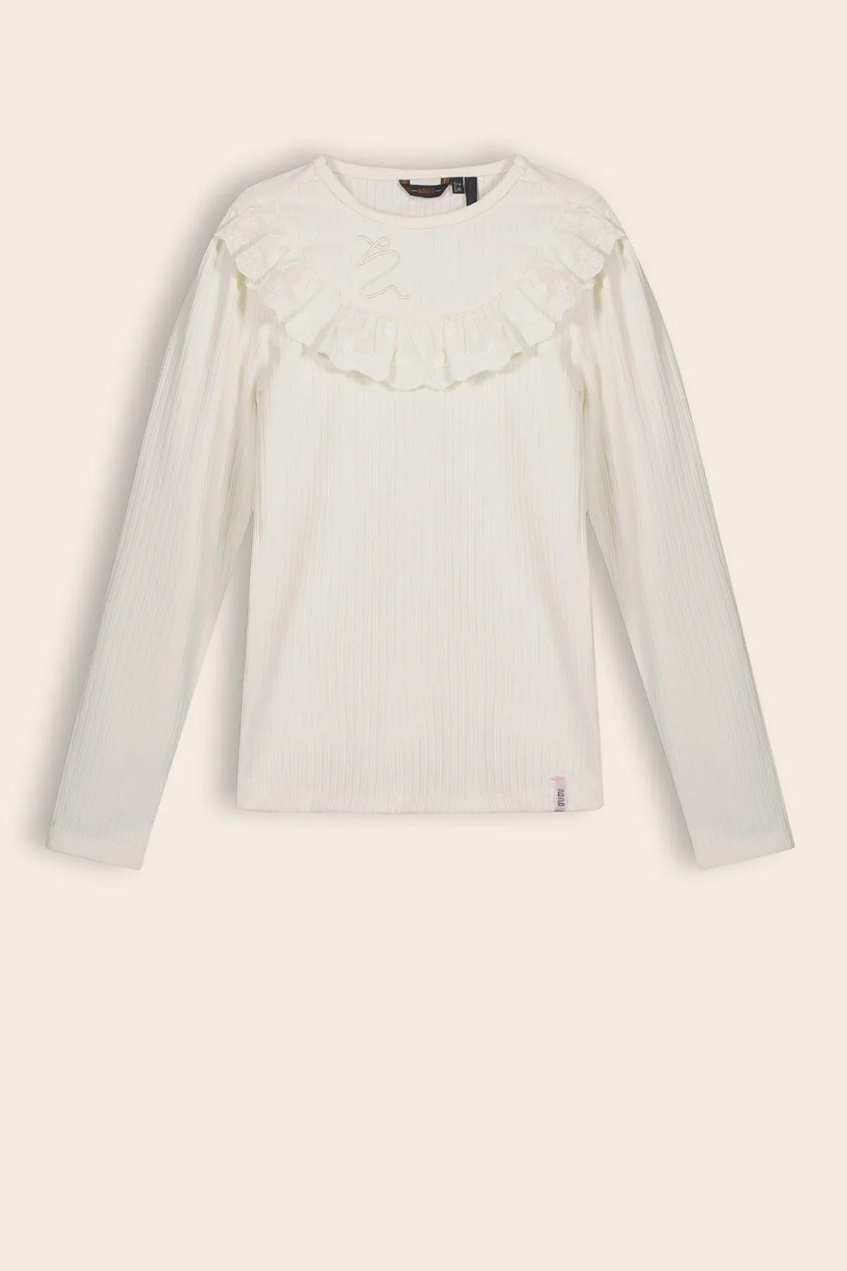 Kilian Pointelle Rib Jersey Top - NoNo Kidswear