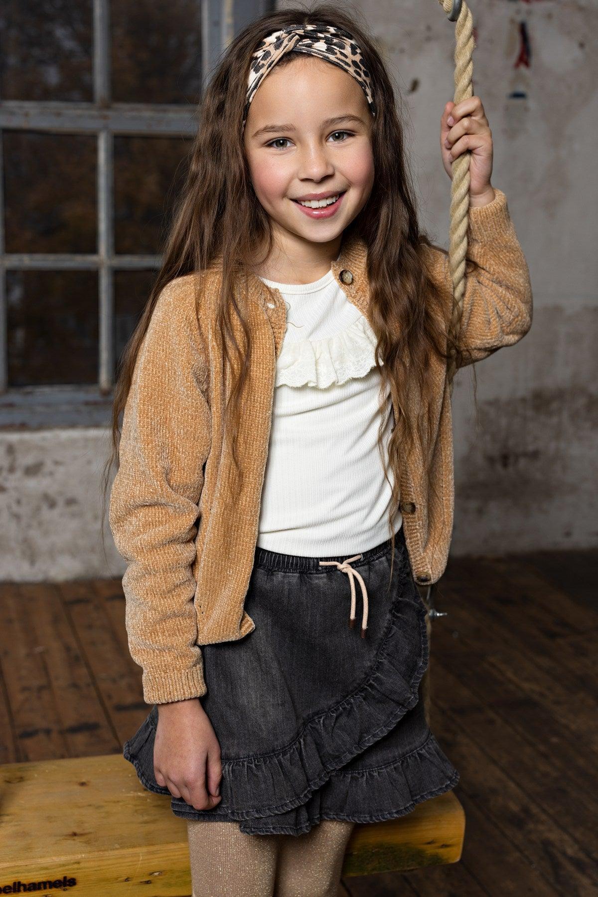 Kilian Pointelle Rib Jersey Top - NoNo Kidswear